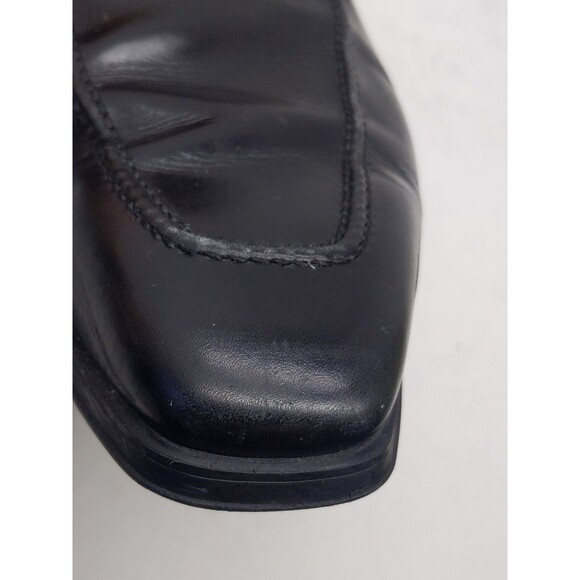 Magnanni for Neiman Marcus 9971 Black Leather Derby Lace Up Shoes Men Size 12 - Picture 11 of 16